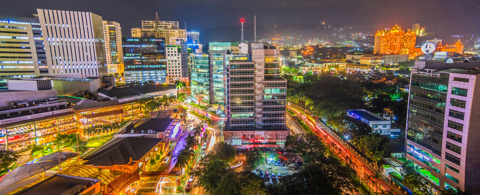 Cebu City lights at night Cebu City lights at night