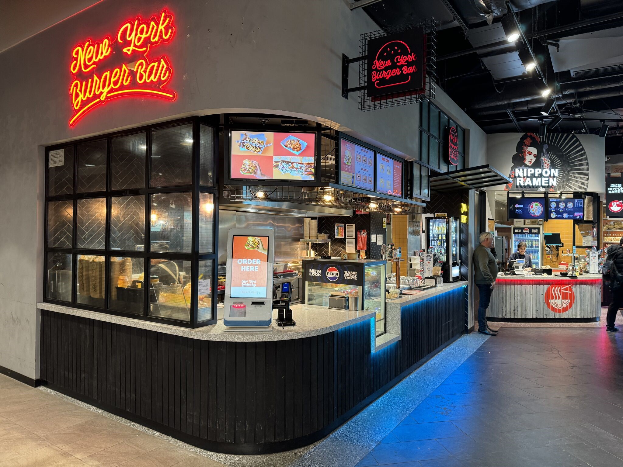 New York Burger Bar Store Front New York Burger Bar Store Front