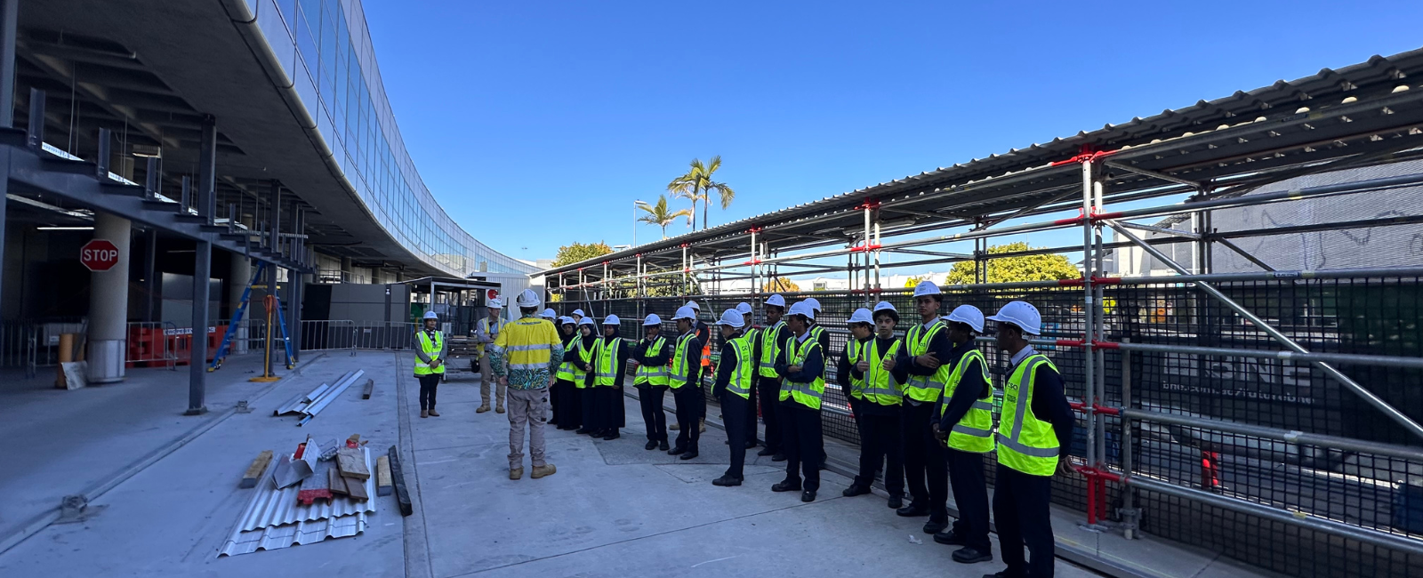 Brisbane Airport construction professionals students Brisbane Airport construction professionals students