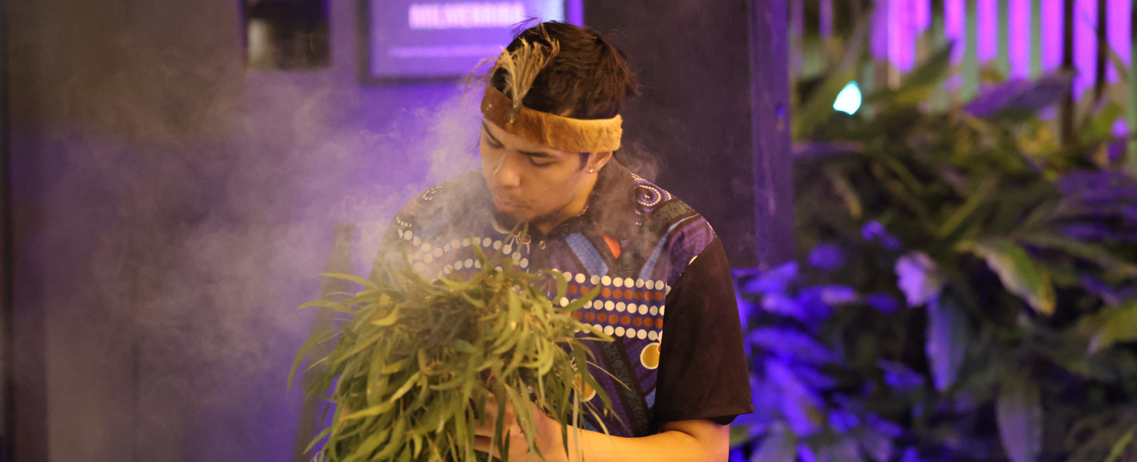 Smoking Ceremony at Queensland Theatre Smoking Ceremony at Queensland Theatre