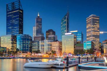 Perth City skyline 